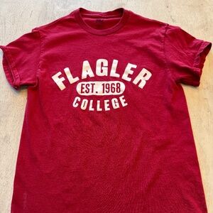 Flagler College Red T-Shirt - Size S
